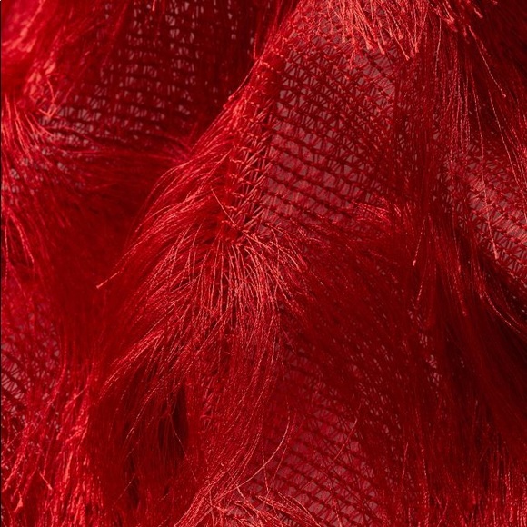 Disco red tassel fringe cardigan - Picture 3 of 3